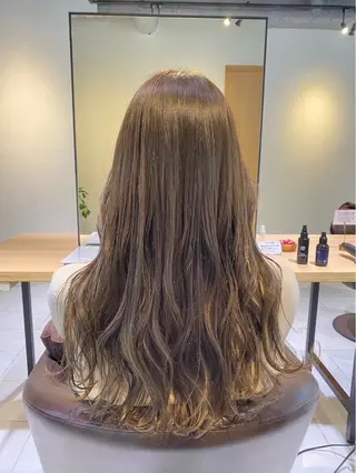 ロング カラー SLOW by opsia所属・カットモデル募集中 曳舟FUKUDAのヘアスタイル