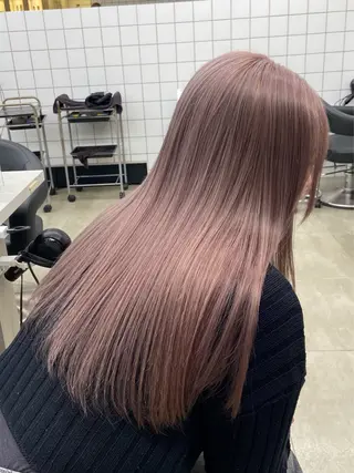 セミロング ヘアアレンジ flammeum所属・ハイトーン/ボブ /misakiのヘアスタイル