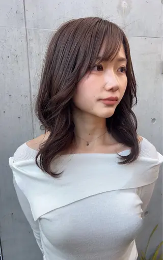 ミディアム ゆい .🎀のヘアスタイル