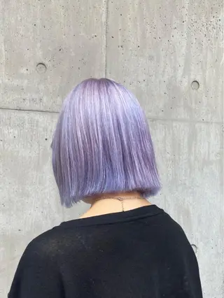 ロング カラー パーマ ヘアアレンジ メンズ キッズ ネイル マツエク・マツパ アイブロウ 🐺ウルフ×ハイトー ン🖤Yukinoのヘアスタイル