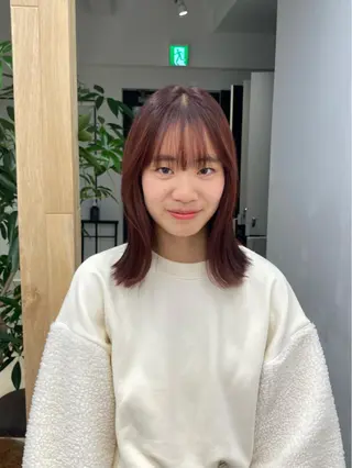 ミディアム カラー noa/ 渋谷のヘアスタイル