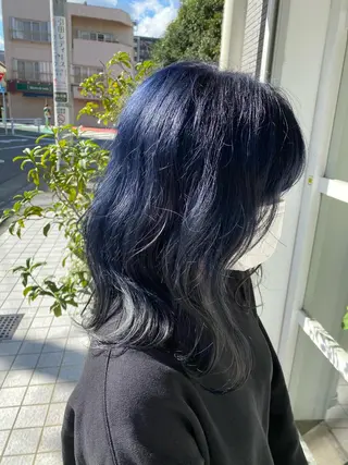 ミディアム カラー わかばやし ゆうこのヘアスタイル