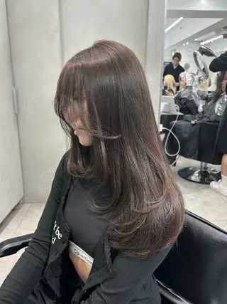 ロング カラー ヘアアレンジ ONYX【オニキス】所属・韓国レイヤーカット/ 髪質改善/郷家拓斗のヘアスタイル