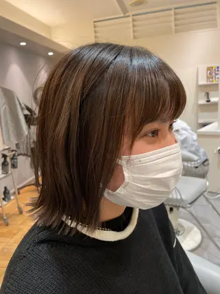 ショート FLAPPER所属・ハイトーンカラー /パーマ/亀井のヘアスタイル