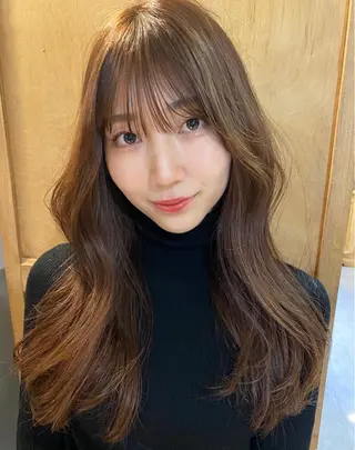 ロング カラー Pia hair Design Yakuin所属・Pia ツボイ ケイタのヘアスタイル