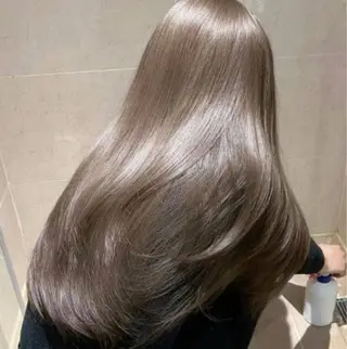 ロング 🖤酸性縮毛矯正/ 艶髪🖤のヘアスタイル