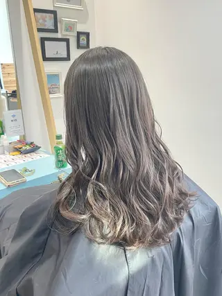 ロング カラー 💫小顔カット TAROのヘアスタイル