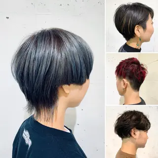 ショート カラー パーマ メンズ 千葉駅徒歩1分✂︎ 宮内のヘアスタイル