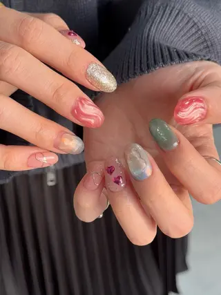 ネイル HARUKA ネイリスト福岡/薬院のネイルデザイン