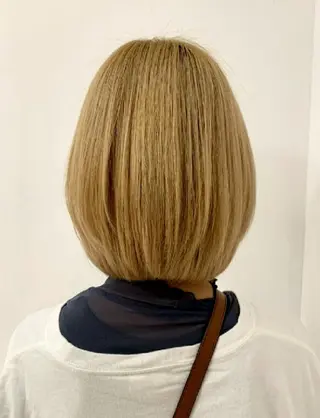 ミディアム カラー 【縮毛矯正/髪質改善 カラー】yumiのヘアスタイル