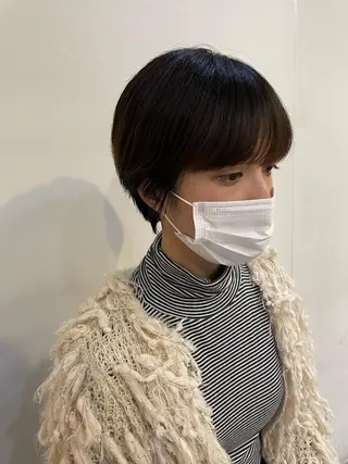ショート silo所属・silo MOKA 顔周りカット🦦のヘアスタイル