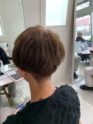 ショート カラー 🌸花屋併設🌸寺島 秀美のヘアスタイル