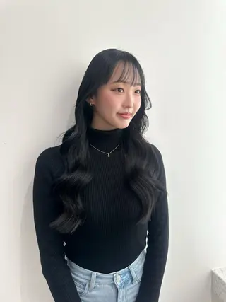 ロング 中韓style 💄🤍愛子🇨🇳のヘアスタイル