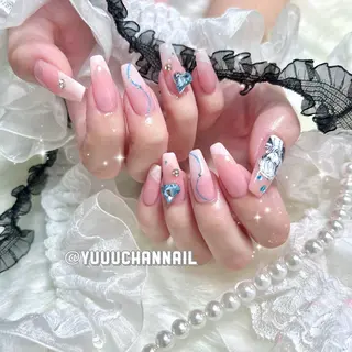 ネイル 痛ネイル🩷渋谷 🧸Yunaのネイルデザイン