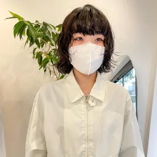 ミディアム パーマ 可愛いパーマスタイル といえばISSEYのヘアスタイル