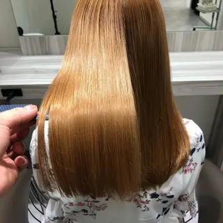 ロング カラー ムトウセイマ/艶髪 /艶ケアWブリーチのヘアスタイル