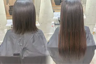 ミディアム カラー 池田 華怜のヘアスタイル