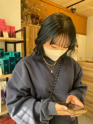 ショート カラー パーマ指名No1 /namiのヘアスタイル