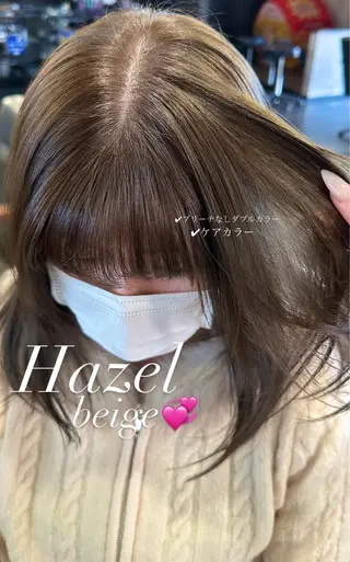 セミロング amy .のヘアスタイル