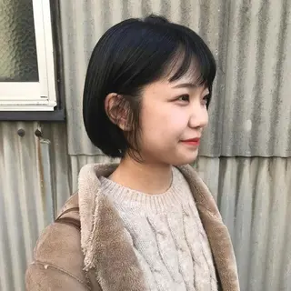 ミディアム カラー tatsumi/ボブ ウルフ/レイヤーのヘアスタイル