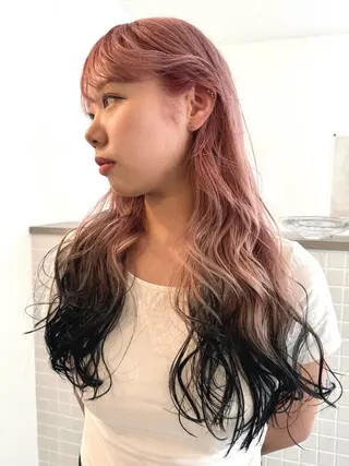 ロング カラー デザイン/レイヤー Kaito🐩/栄のヘアスタイル