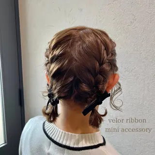 ミディアム ヘアアレンジ charm《銀座》 ヘアセット/縮毛矯正のヘアスタイル