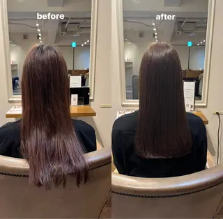 ロング カラー 齊藤 萌のヘアスタイル