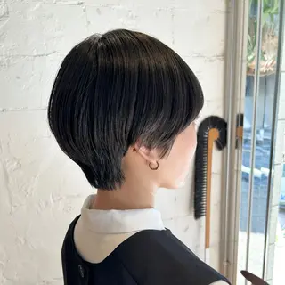 ショート 松本 陸丸みショートのヘアスタイル