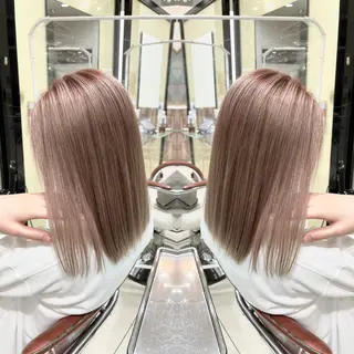 ミディアム Y Uのヘアスタイル