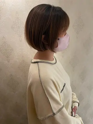 ショート カラー 鶴岡で縮毛矯正なら お任せ！ハヤシナオミのヘアスタイル