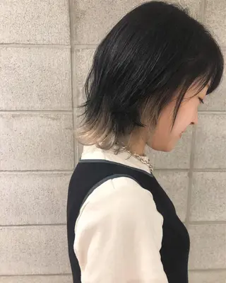 ショート カラー ボブ/ミニボブ/ 立河今日子のヘアスタイル