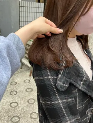 ミディアム Liike所属・🎀透明感カラー🎀 Yurinoのヘアスタイル