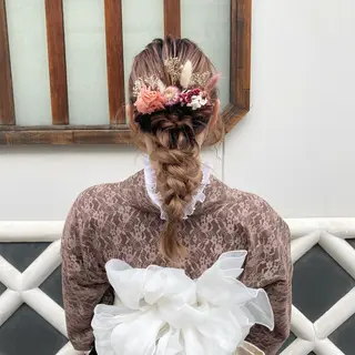 ロング ヘアアレンジ 伊藤 玲衣のヘアスタイル