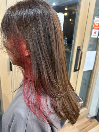 セミロング be'leef.eje枚方店所属・土佐 凪紗のヘアスタイル