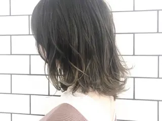 ミディアム カラー パーマ ヘアアレンジ ネイル マツエク・マツパ 川野 彩海のヘアスタイル