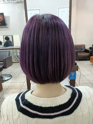 ミディアム 勝連 利恵のヘアスタイル