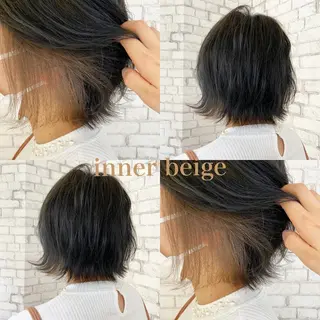 ショート カラー 透明感カラー 松田晃代のヘアスタイル