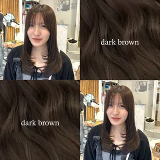 ロング 韓国ヘア ‎⟡.·KANA🐥のヘアスタイル