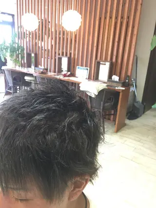 ショート カラー メンズ 田中 就のヘアスタイル