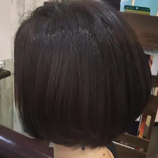 ショート カラー パーマ 金崎 新吾のヘアスタイル