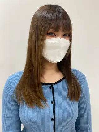 ロング ハイトーン/ウルフ /レイヤー/坂野幸伸のヘアスタイル