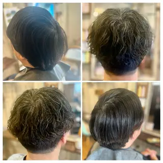 ショート パーマ メンズ メンズサロンテラス所属・テラス 佐藤のヘアスタイル