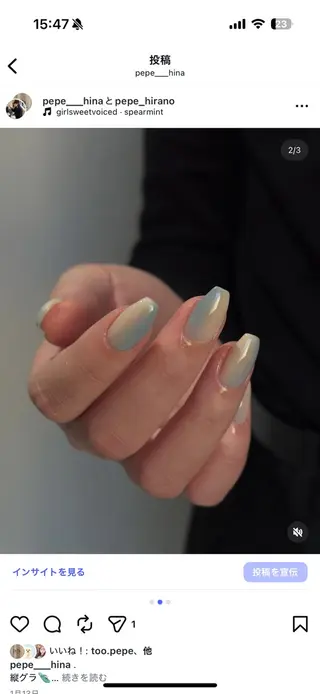 ネイル PEPE  by Okaba  伏見店所属・pepe/京都伏見 hinaのネイルデザイン