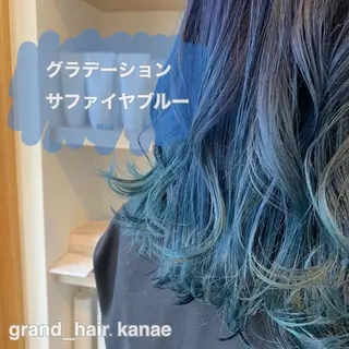 セミロング ホラオク カナエのヘアスタイル