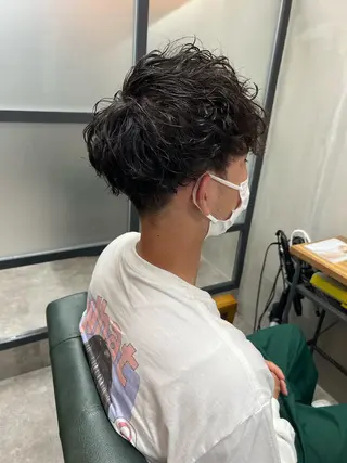 ショート パーマ メンズ 【S.BROOM】 店長　西川徹のヘアスタイル