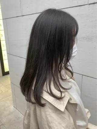 セミロング カラー 丸山 史香のヘアスタイル