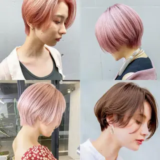 ショート カラー flamme Annaのヘアスタイル