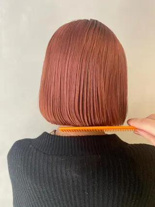 ショート カラー nishido ハイライト/海外ヘアのヘアスタイル