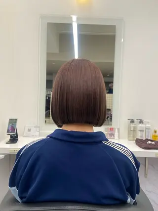 ショート カラー ヘアアレンジ flammeum所属・ハイトーン/ボブ /misakiのヘアスタイル