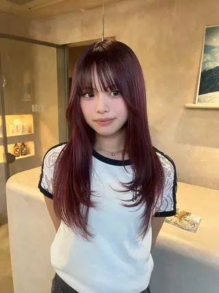 ロング カラー Bërg所属・Bërg mimi ‎ ౨ৎ⋆のヘアスタイル